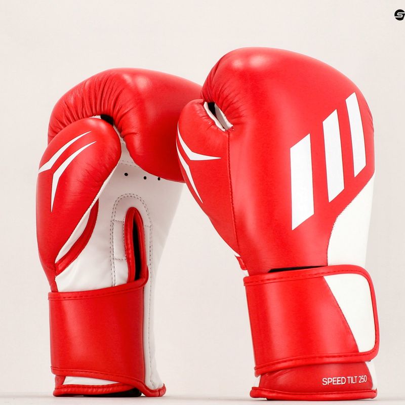 Guantoni da boxe adidas Speed Tilt 250 rosso SPD250TG 6