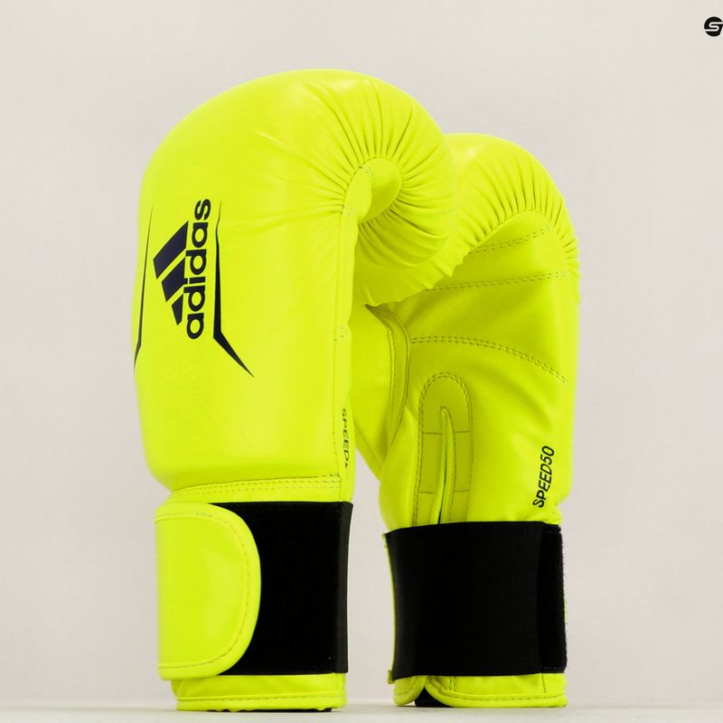 Guantoni da boxe adidas Speed 50 giallo ADISBG50 7
