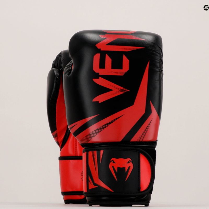 Guanti da boxe Venum Challenger 3.0 rosso/nero 03525-100 10