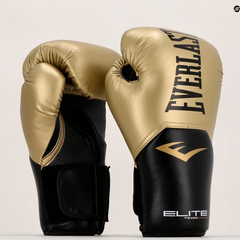 Guantoni da boxe Everlast Pro Style Elite 2 oro EV2500 8