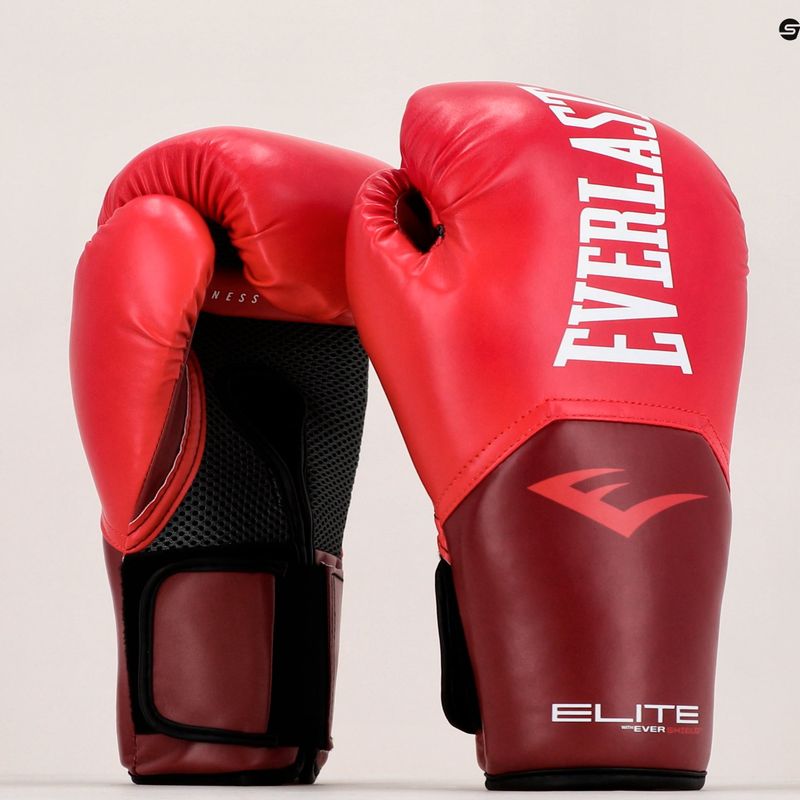 Everlast Pro Style Elite 2 guantoni da boxe rossi EV2500 7