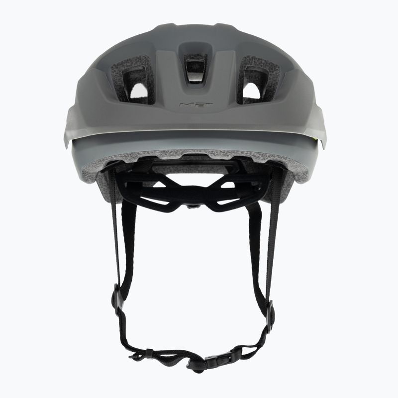 Casco da bicicletta MET Echo grigio opaco 2