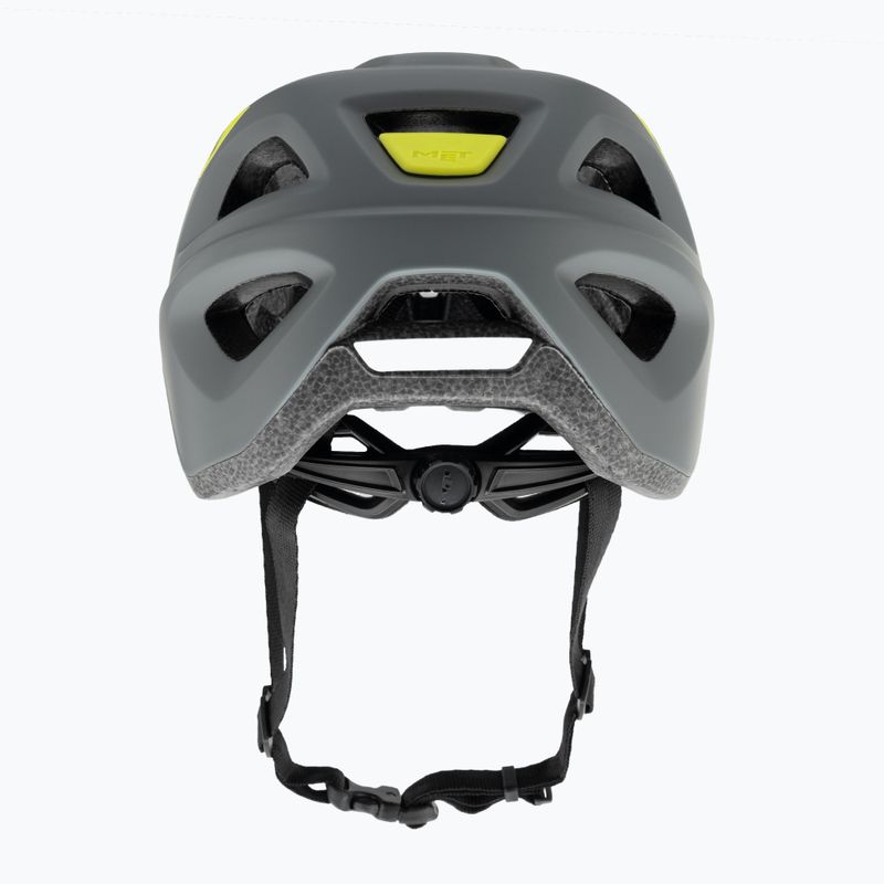 Casco da bicicletta MET Echo grigio opaco 3