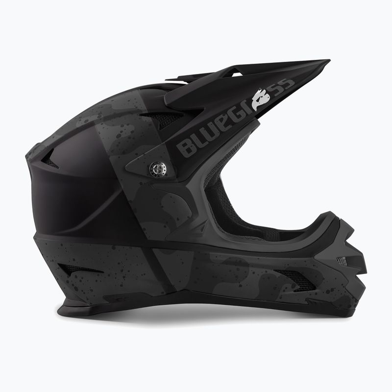 Casco bici Bluegrass Intox nero camo opaco 3