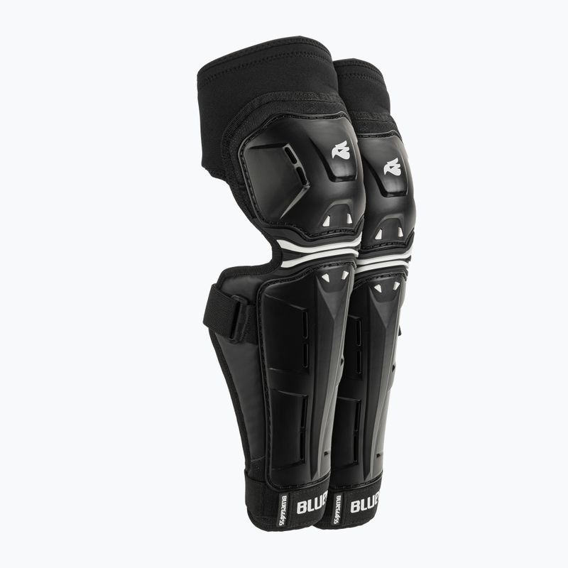 Protezioni per ginocchia da bicicletta Bluegrass Big Horn bianco e nero 3PP003L020
