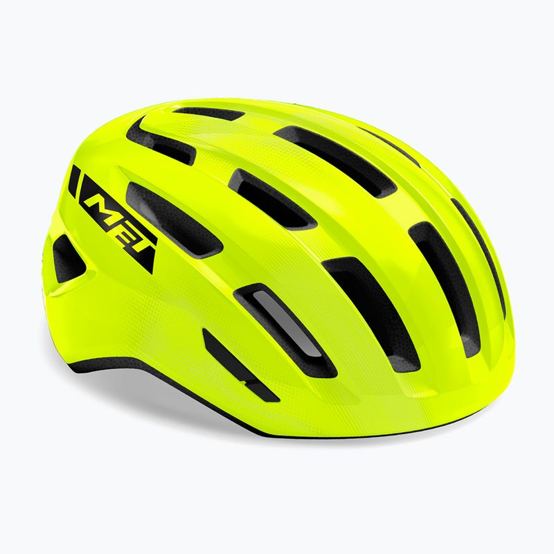 Casco da bicicletta MET Miles giallo lucido 6