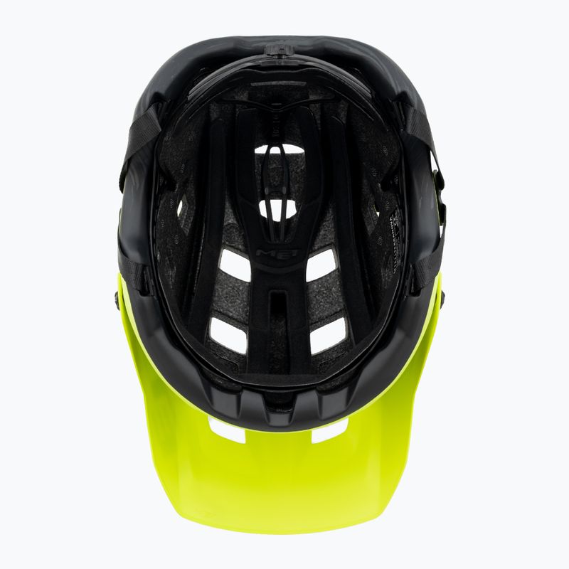 Casco da bicicletta MET Terranova giallo 5