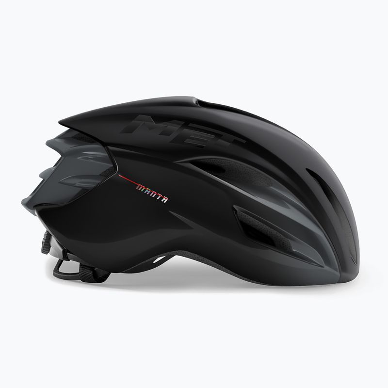 MET Manta MIPS casco da bicicletta nero opaco lucido 2