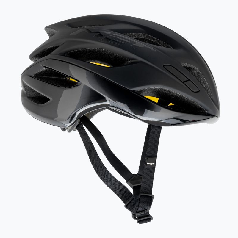 Casco da bicicletta MET Estro Mips nero opaco lucido 4