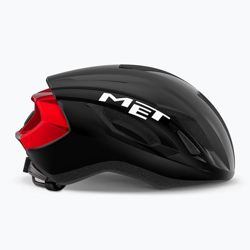Casco da bicicletta MET Strale nero-rosso 3HM107CE00MNR4 7