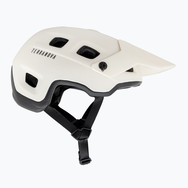 Casco bici MET Terranova bianco/bronzo opaco 4