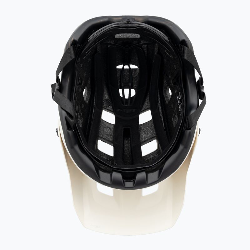 Casco bici MET Terranova bianco/bronzo opaco 5