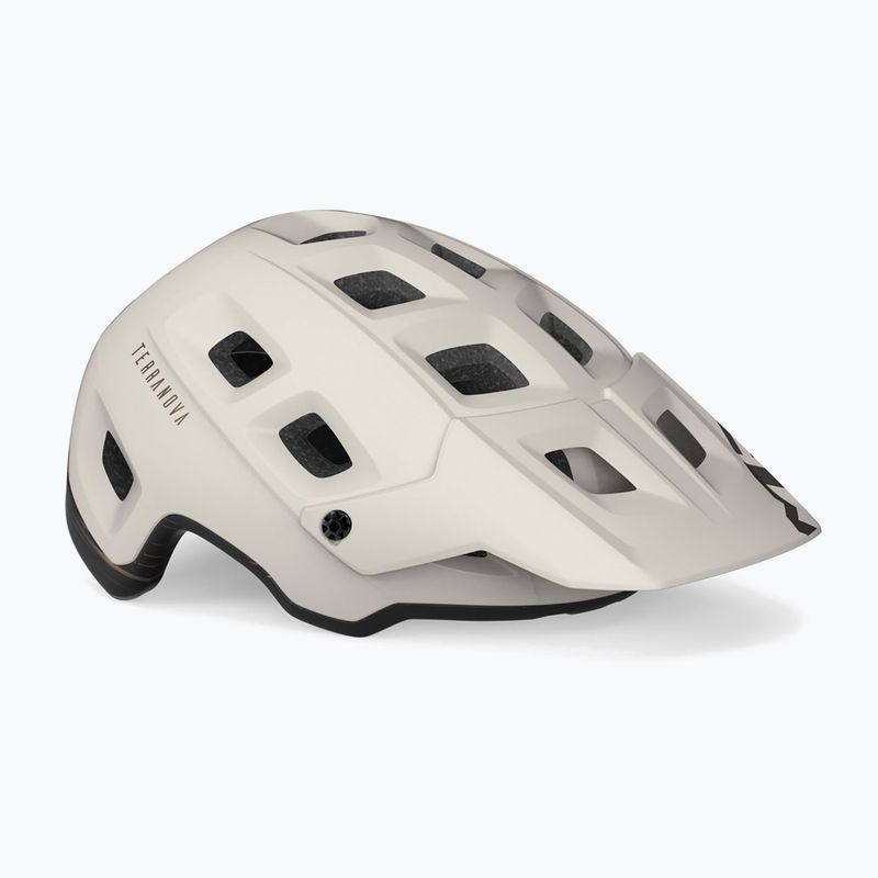 Casco bici MET Terranova bianco/bronzo opaco 6