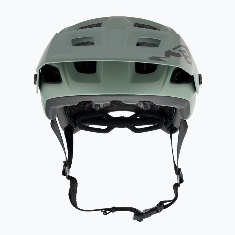 Casco bici MET Terranova verde salvia/nero opaco 2