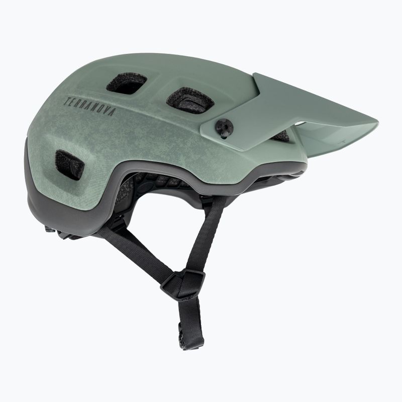 Casco bici MET Terranova verde salvia/nero opaco 4