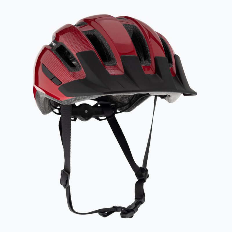 Casco da bicicletta MET Downtown rosso lucido