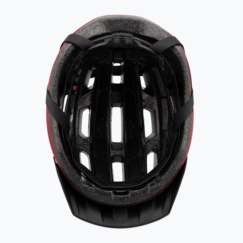 Casco da bicicletta MET Downtown rosso lucido 5