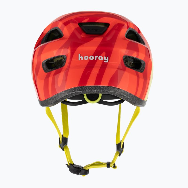 Casco da bicicletta per bambini MET Hooray rosso zebra opaco 3
