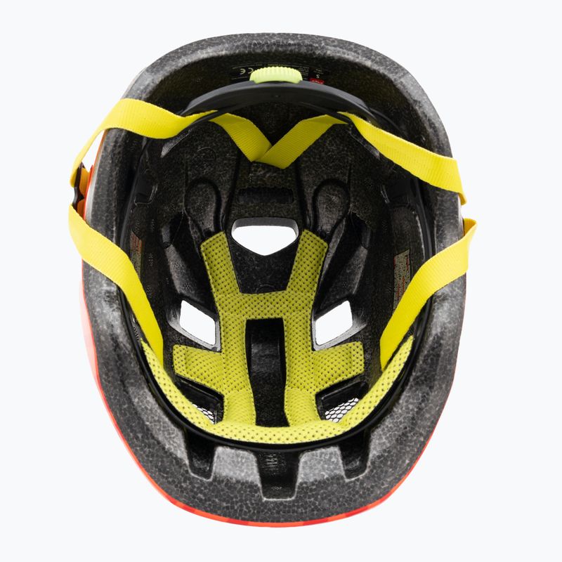 Casco da bicicletta per bambini MET Hooray rosso zebra opaco 5