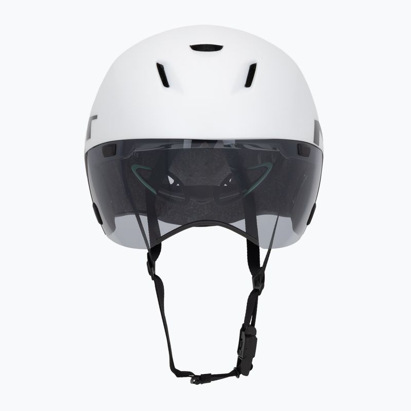 Casco da ciclismo MET Codatronica white/silver matte glossy 2