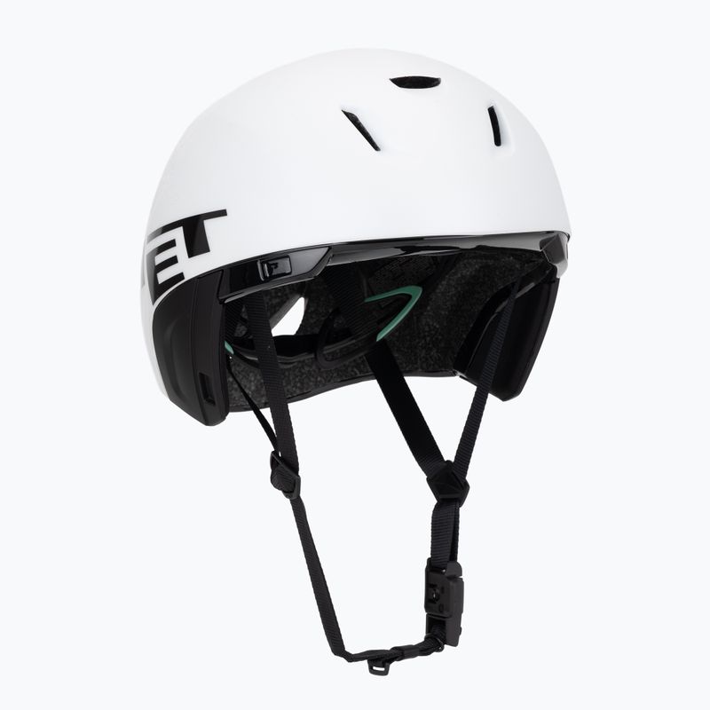 Casco da ciclismo MET Codatronica white/silver matte glossy 8