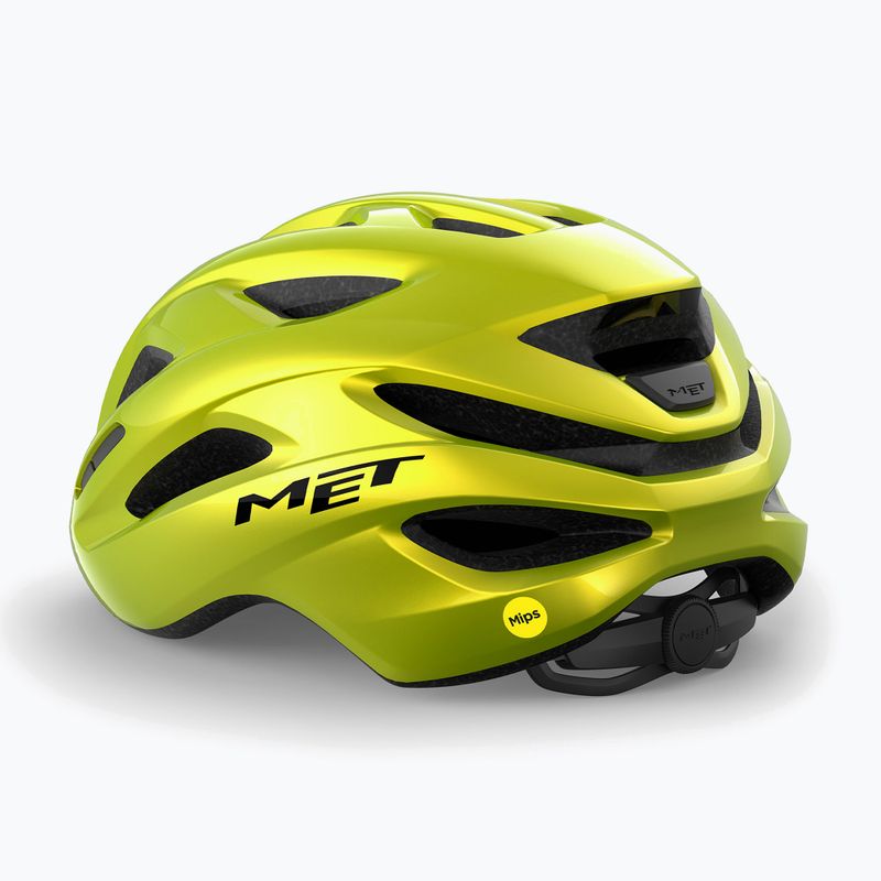 Casco da ciclismo MET Idolo Mips lime yellow metallic glossy 2