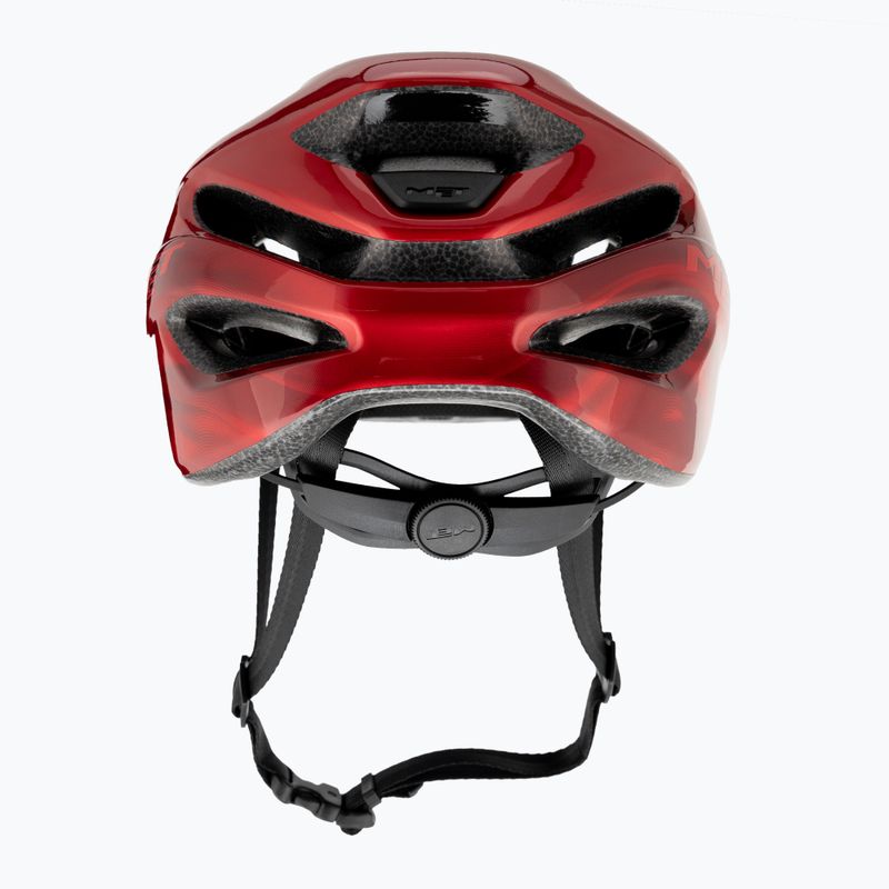 Casco da bicicletta MET Idolo rosso metallizzato lucido 3