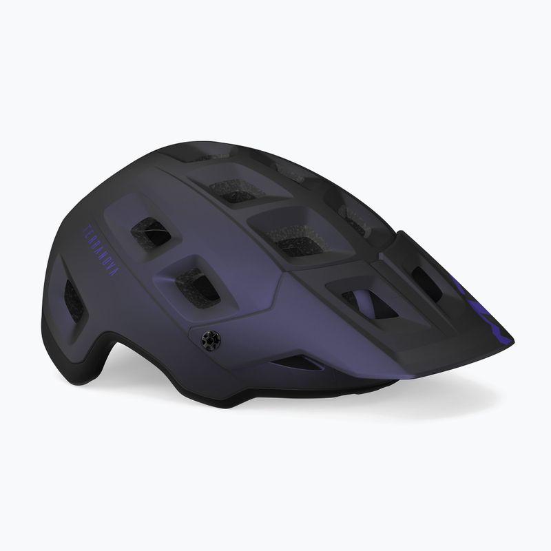 Casco bici MET Terranova viola intenso opaco