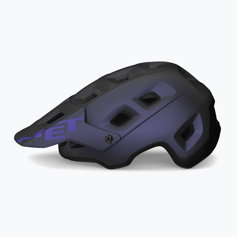 Casco bici MET Terranova viola intenso opaco 3