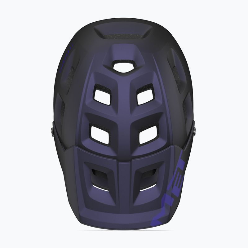 Casco bici MET Terranova viola intenso opaco 5
