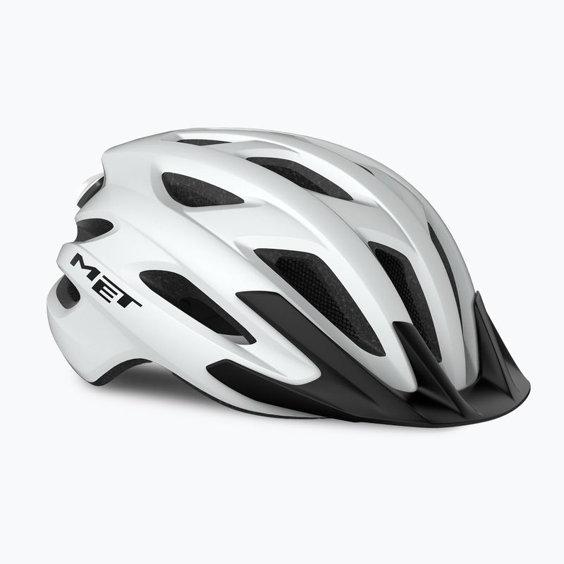 Casco da bicicletta MET Crossover bianco opaco 6