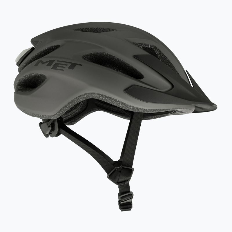 Casco da bicicletta MET Crossover in titanio opaco 4