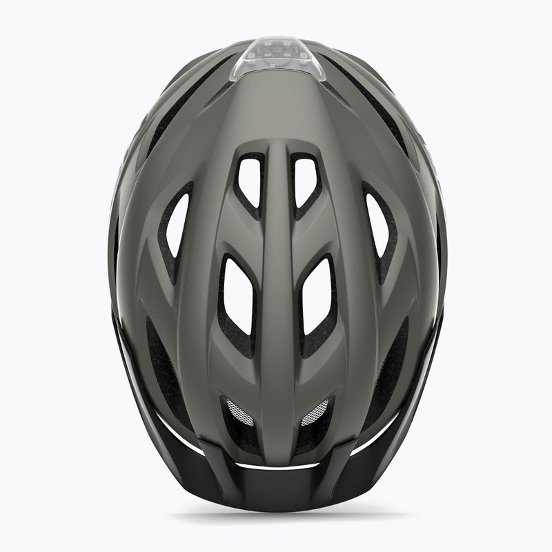 Casco da bicicletta MET Crossover in titanio opaco 7
