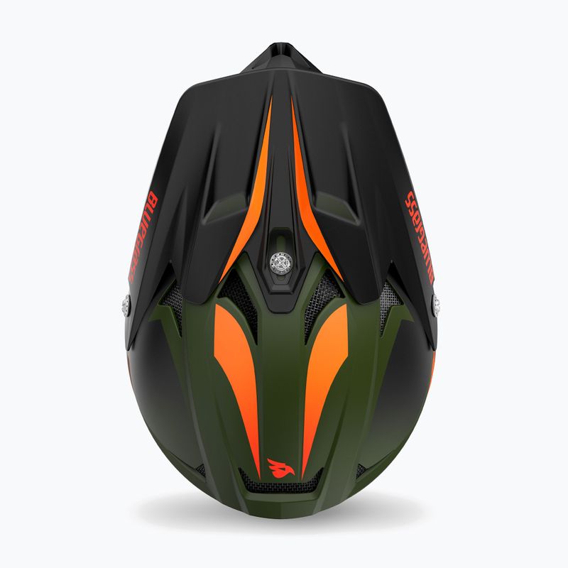 Casco bici Bluegrass Intox verde sfumato opaco 4