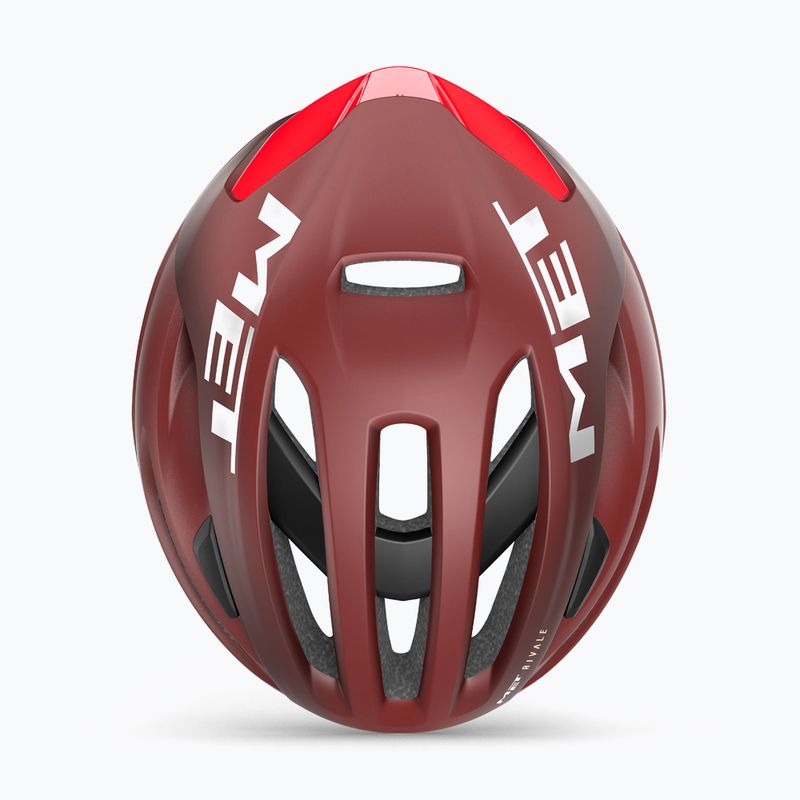 MET casco da bici Rivale II Mips rosso dalia opaco 4