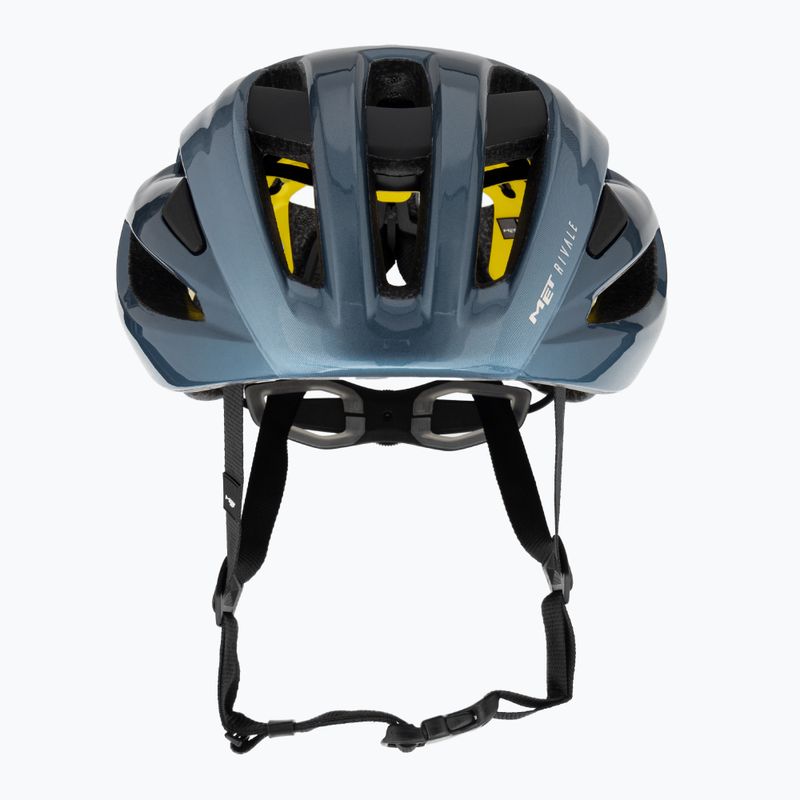 MET casco da bici Rivale II Mips navy/argento opaco 2