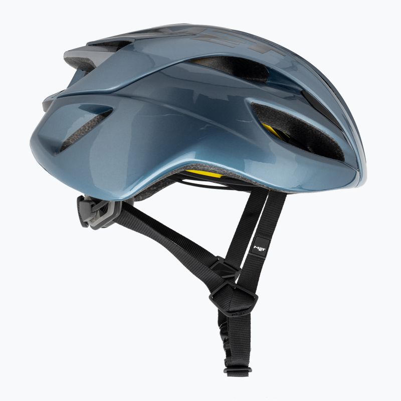 MET casco da bici Rivale II Mips navy/argento opaco 4