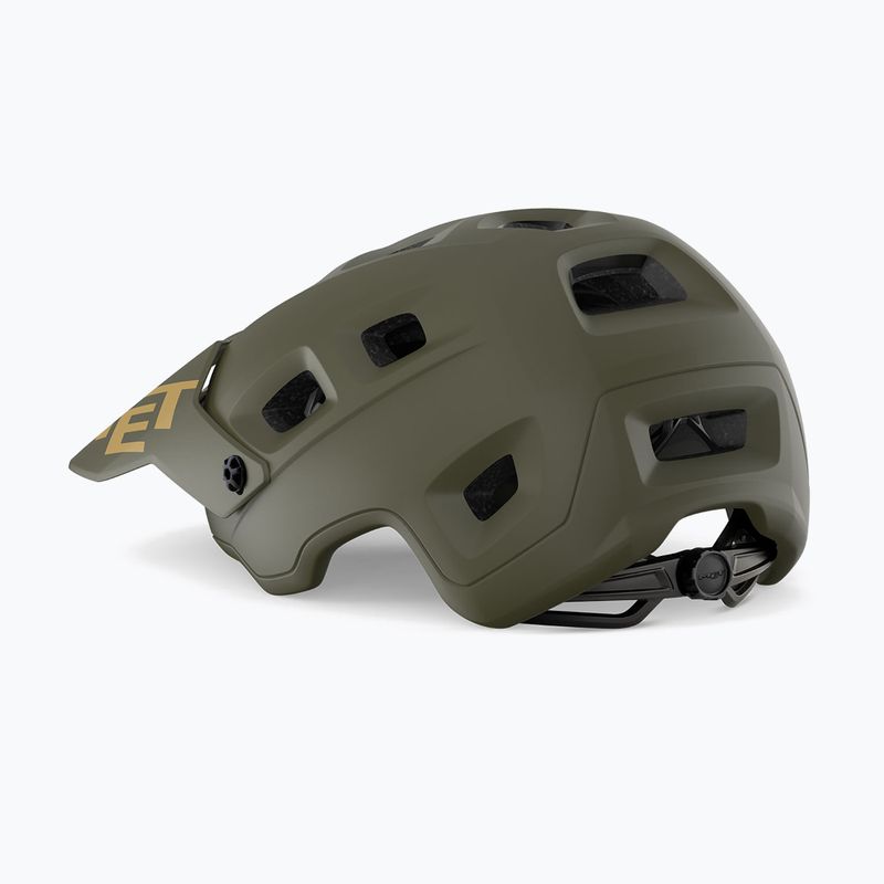 Casco bici MET Terranova oliva scuro opaco 3