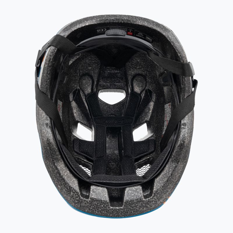 Casco da bicicletta per bambini MET Hooray blu teckel lucido 5
