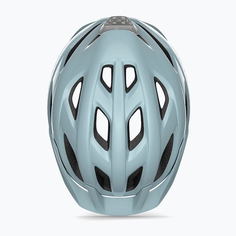 Casco da ciclismo MET Crossover stone blue matt 4
