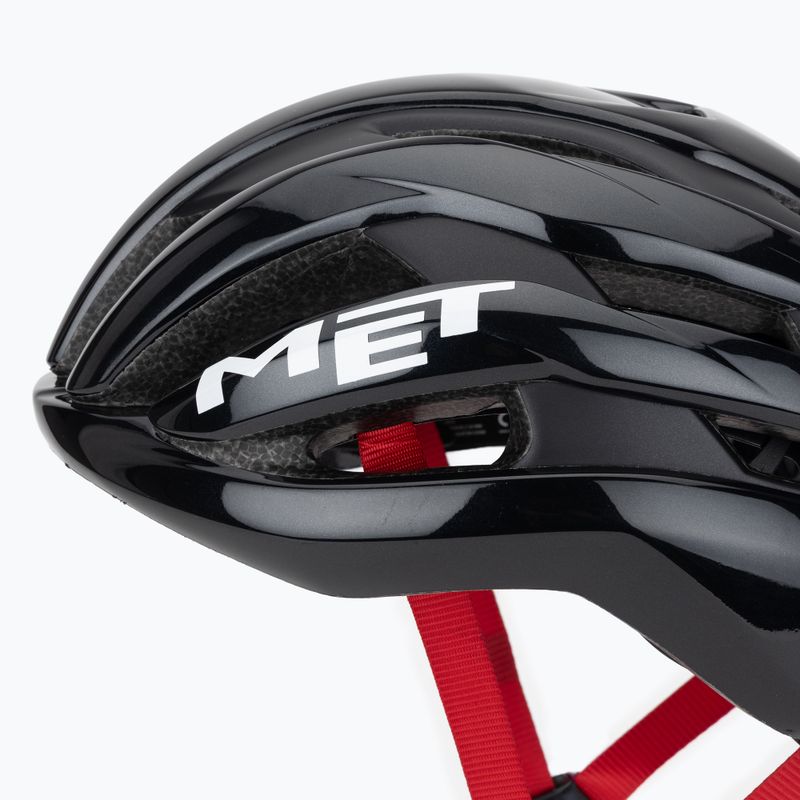 Casco da ciclismo MET Trenta Mips black/red glossy 7