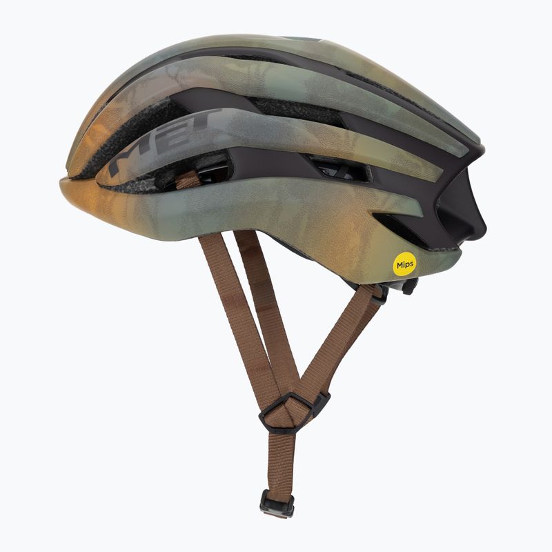Casco da ciclismo MET Trenta Mips savanna matt wander le 3