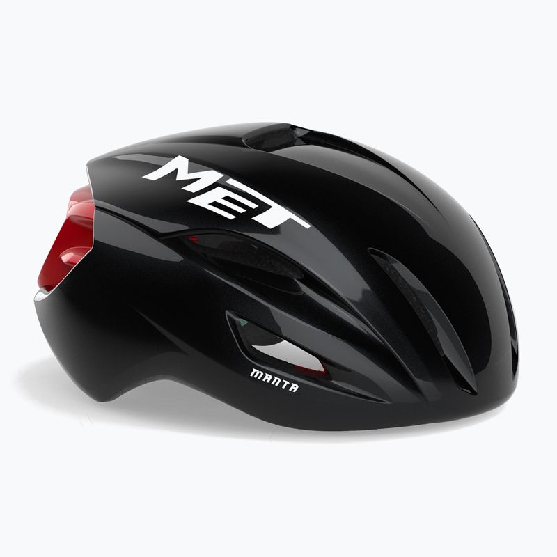Casco da ciclismo MET Manta MIPS black/red glossy 2