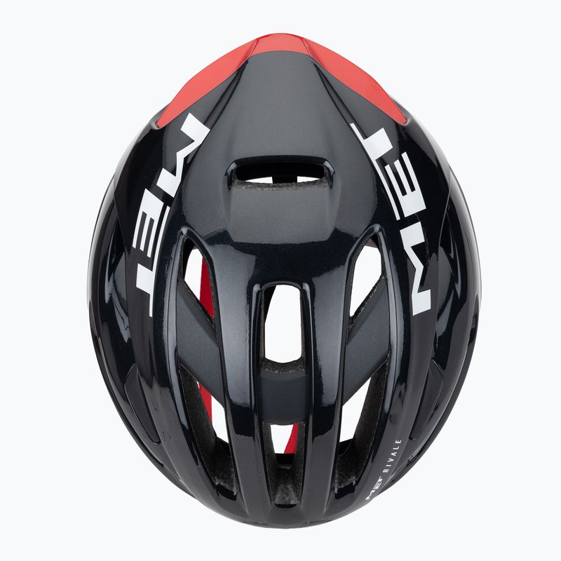 Casco da ciclismo MET Rivale II Mips black/red glossy 6