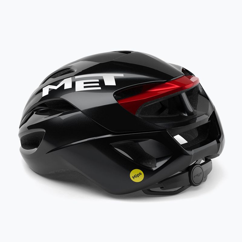 Casco da ciclismo MET Rivale II Mips black/red glossy 3