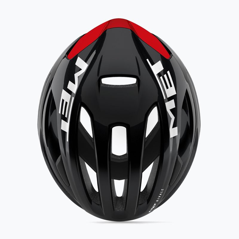 Casco da ciclismo MET Rivale II Mips black/red glossy 5
