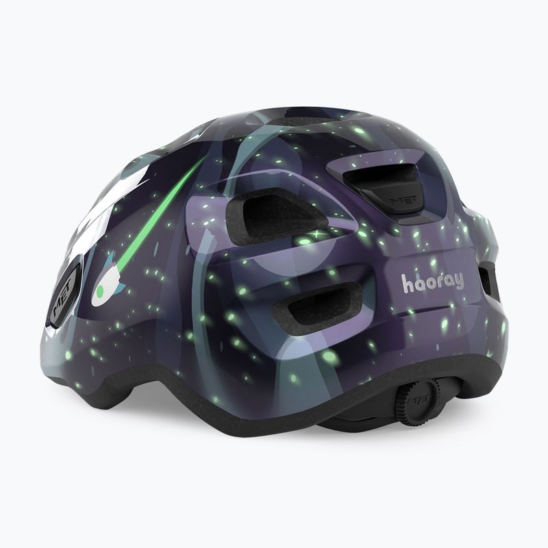 Casco da bici per bambini MET Hooray space glow in the dark 3