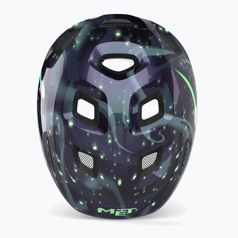 Casco da bici per bambini MET Hooray space glow in the dark 5