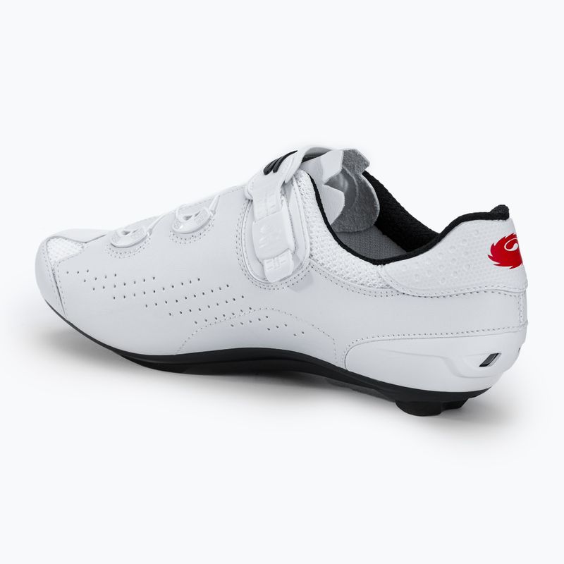 Sidi Genius 10 bianco/bianco scarpe da strada da uomo 3