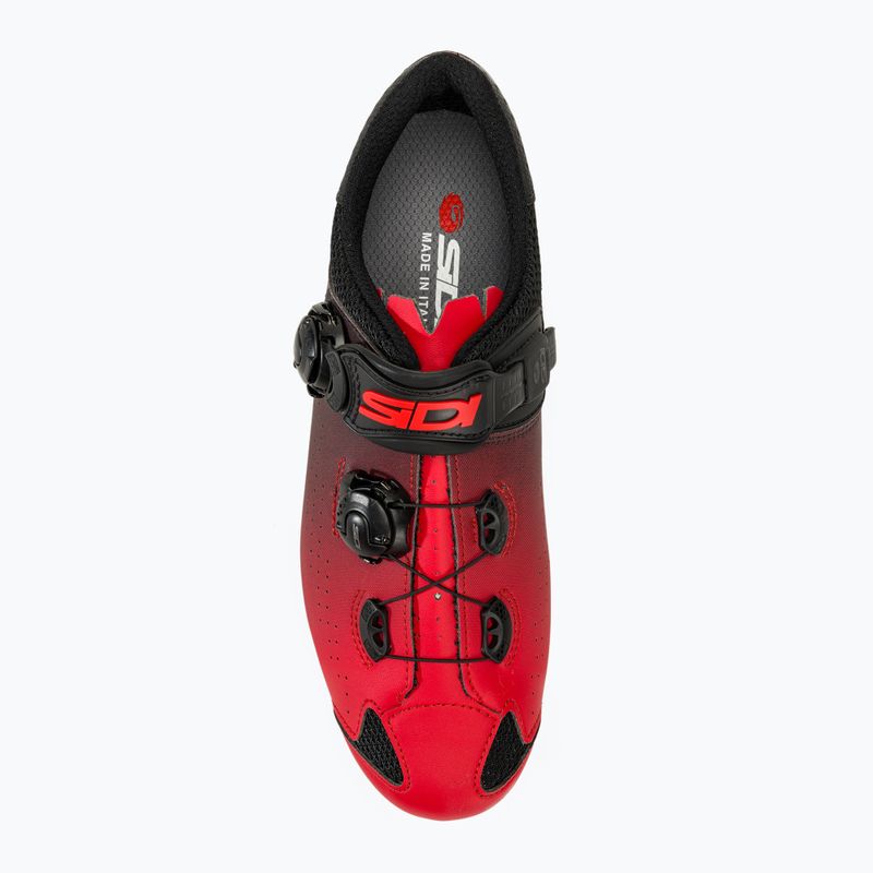 Sidi Genius 10 rosso/nero scarpe da strada da uomo 5